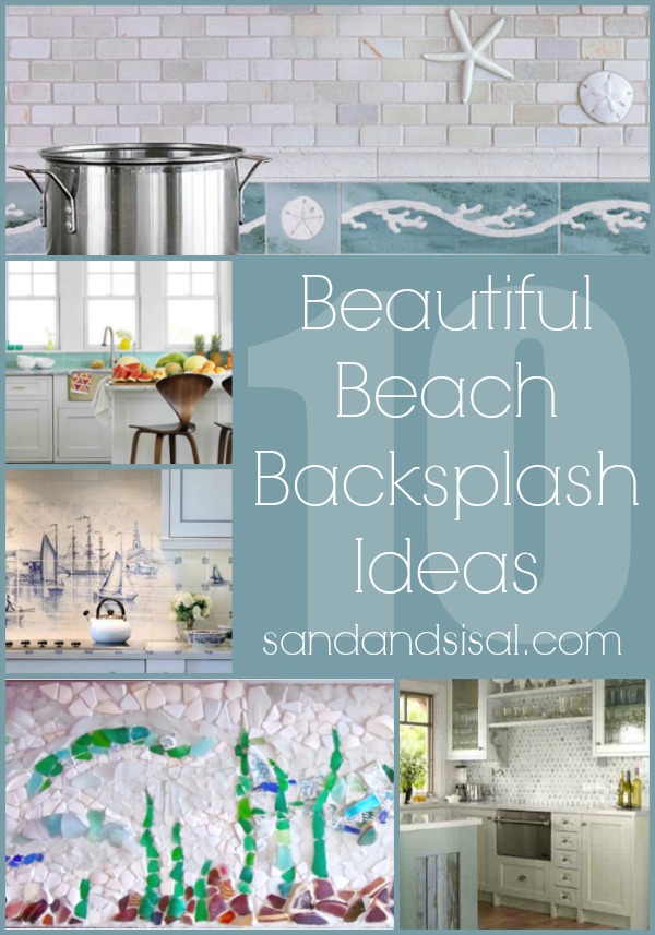 10 Beach Backsplash Ideas - Sand and Sisal