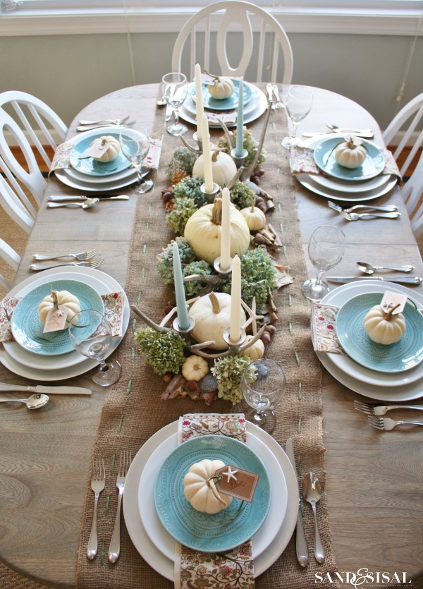 Coastal Thanksgiving - Tablescape