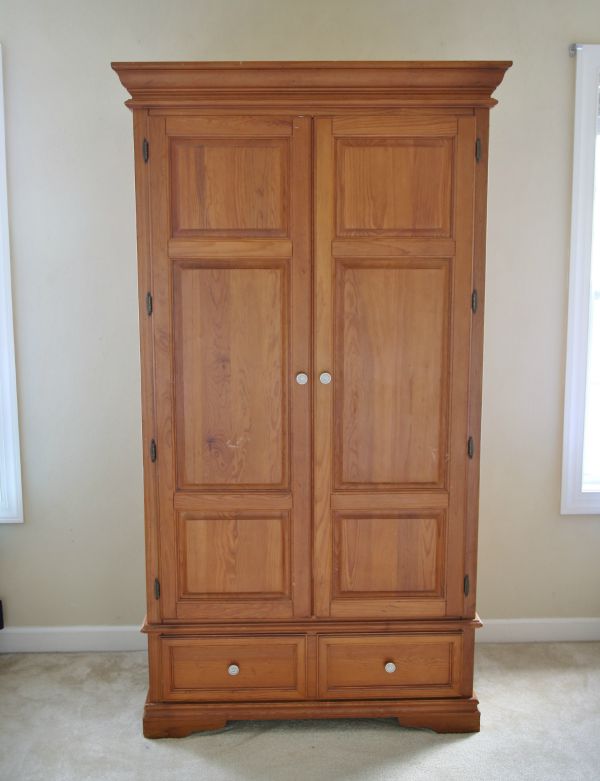 Chalk Paint Armoire Makeover