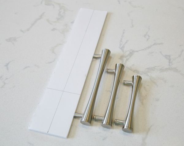 How To Make A Template For Cabinet Hardware
