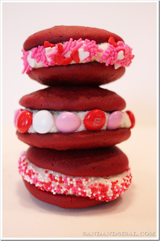 Red Velvet Whoopie Pies