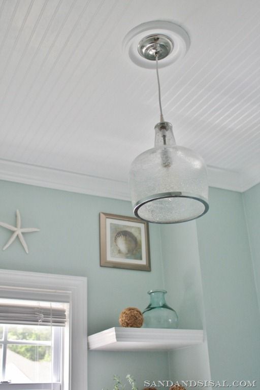 Installing Bead Board Ceiling Sand And Sisal