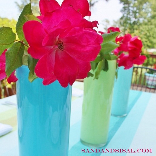 paint a glass vase