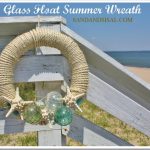 Glass Float Summer Wreath