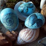 coastal easter eggs