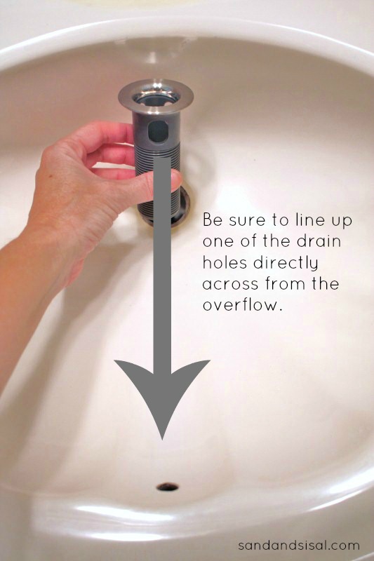 Installing a faucet and drain