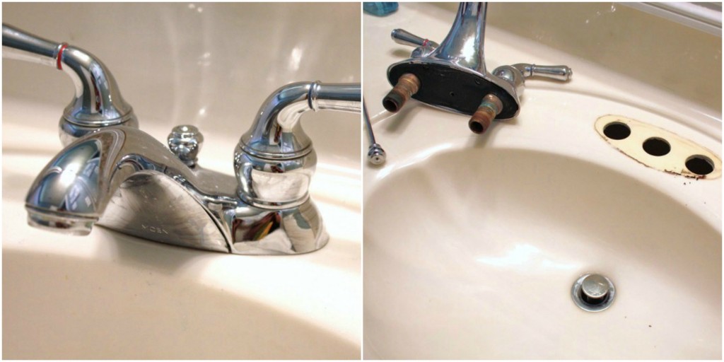 removing old faucet