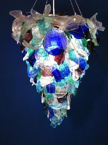 Sea Glass Project You Can Make At Home, How To Make A Sea Glass Chandelier