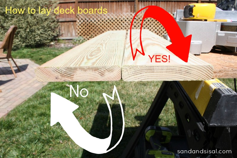 How to lay deck boards