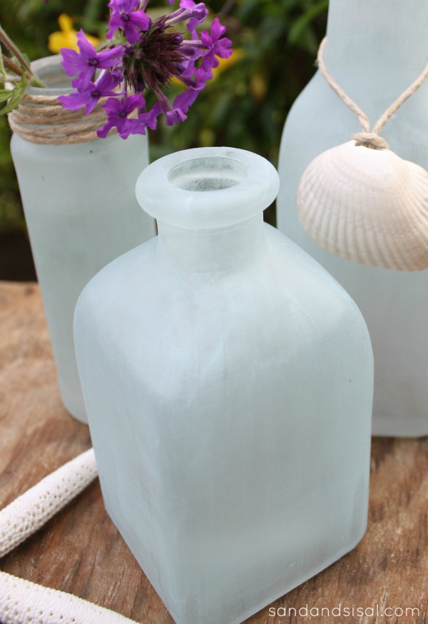 DIY Sea Glass Vase 