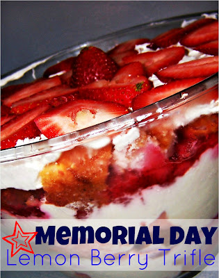 memorial day lemon berry trifle