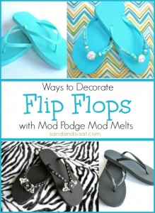 Ways to Decorate Flip Flops - Sand and Sisal