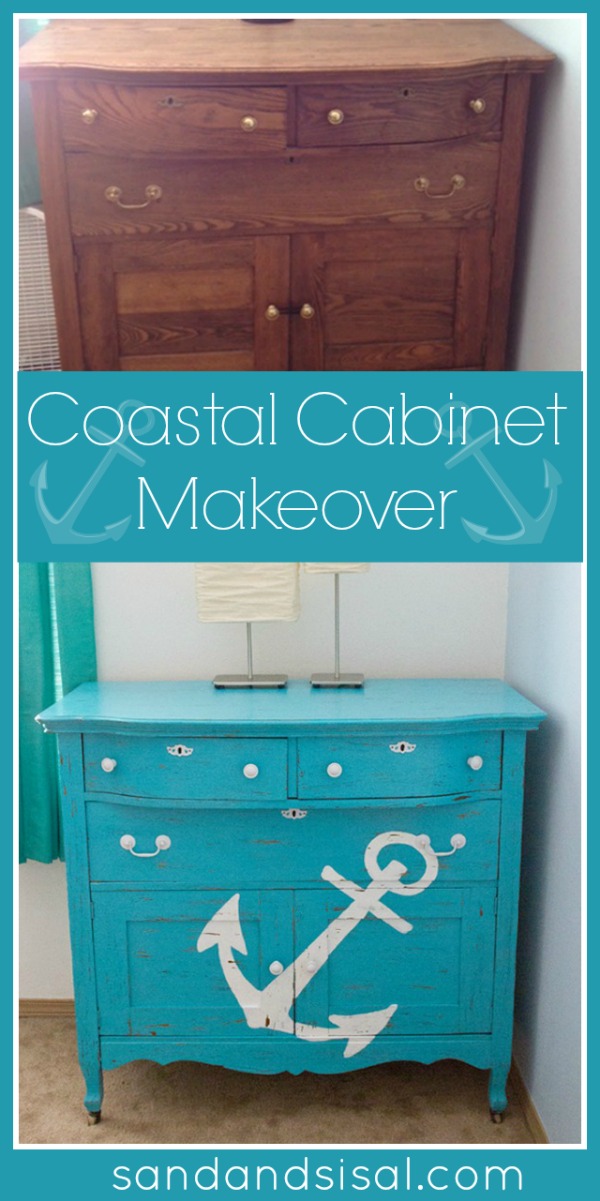 Coastal Cabinet Makeover