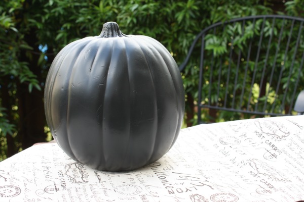 Black Craft Pumpkin