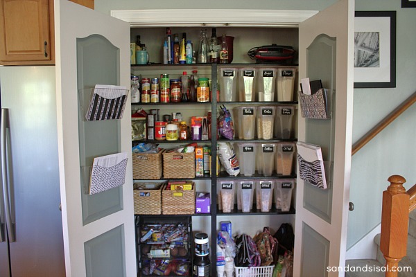 Family Command Center Inside Pantry Doors