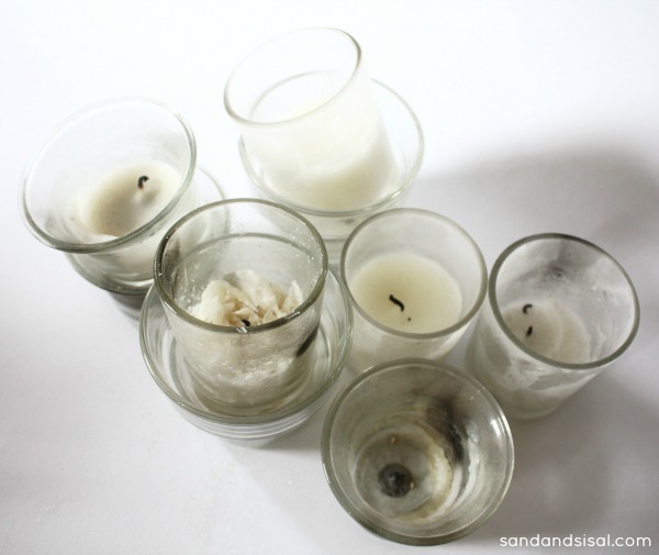 The Best Way to Remove Wax from Votives - Sand and Sisal