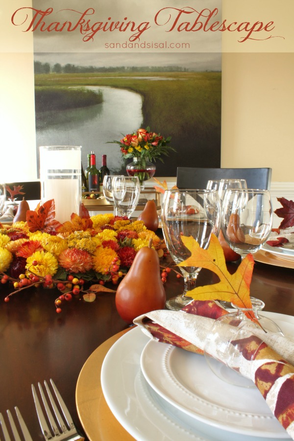 Thanksgiving Tablescape #PFdecorates