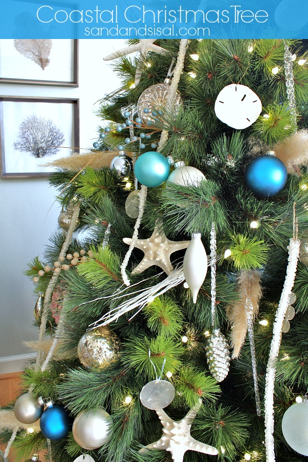 Coastal Beach Themed Christmas Tree piccorn Beach Themed Christmas Trees