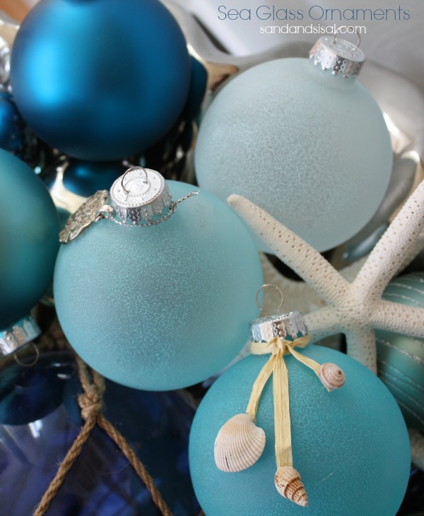 Sea Glass Ornaments