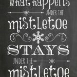 mistletoe-chalkboard-printable