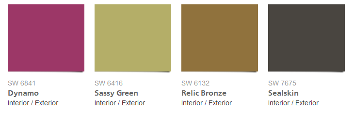 Complementary colors for Exclusive Plum