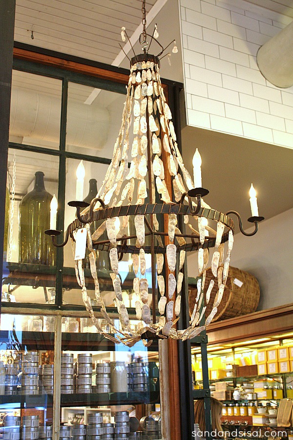 Oyster Shell Chandelier