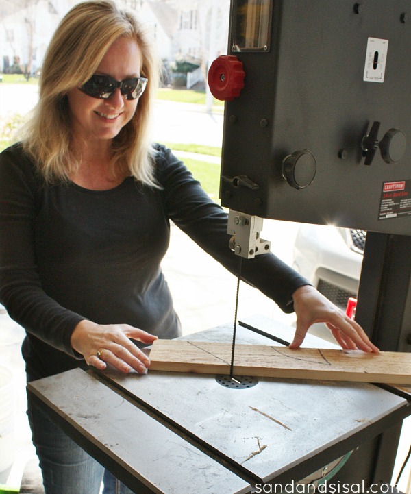 Using a band saw