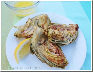 Grilled-Artichokes