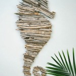 DIY Driftwood Seahorse