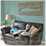 DIY Pallet Art -Shark