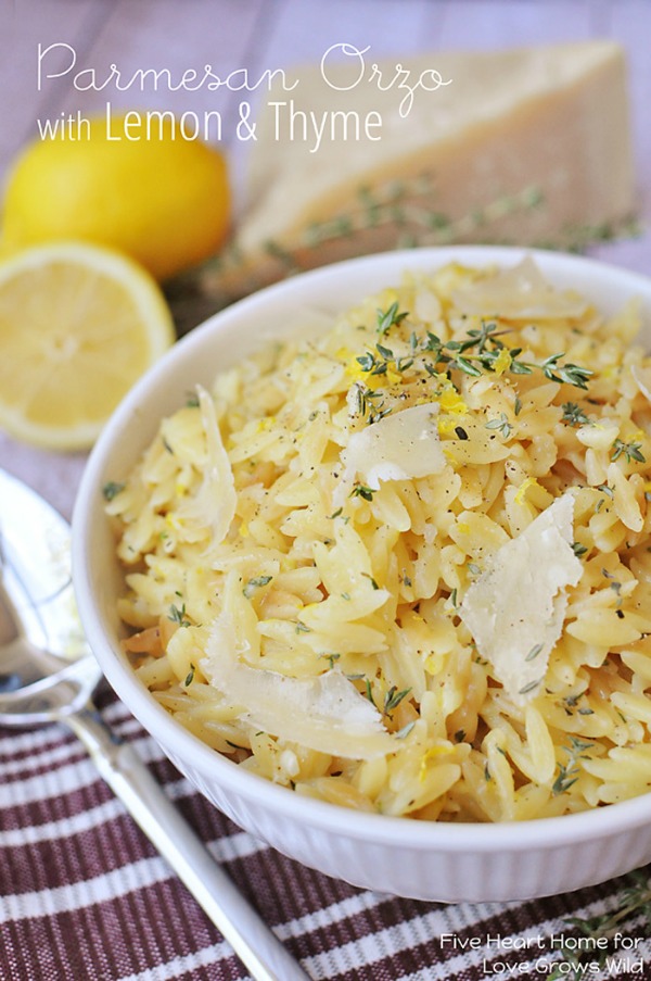 Parmesan-Orzo-with-Lemon-and-Thyme-by-Five-Heart-Home-for-Love-Grows-Wild