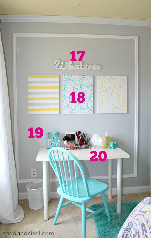 Teen Room Makeover Source List