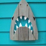 Recycled Wood Shark Art