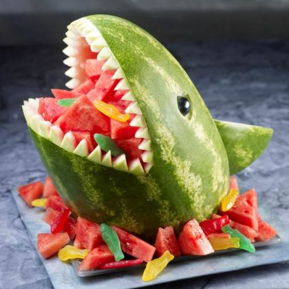 shark watermelon