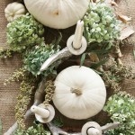 White Pumpkin Centerpiece