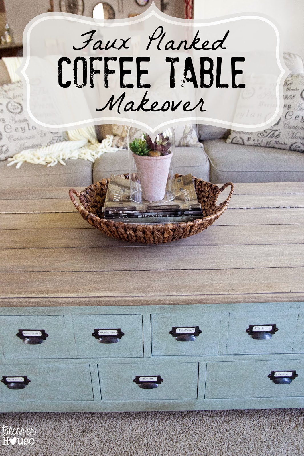 Faux-Planked-Coffee-Table-Card-Catalog