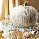 Gilded Faux Bois Pumpkin