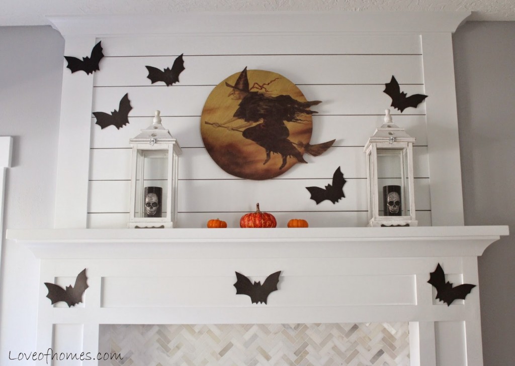 Halloween Mantel