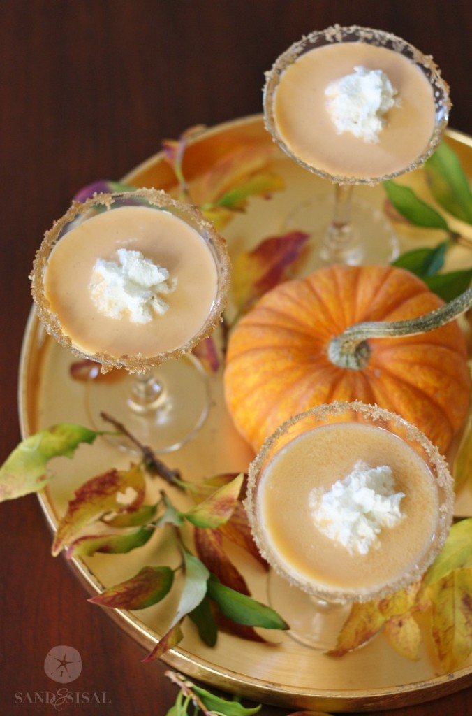 Thanksgiving Cocktails - Pumpkin Pie Martinis