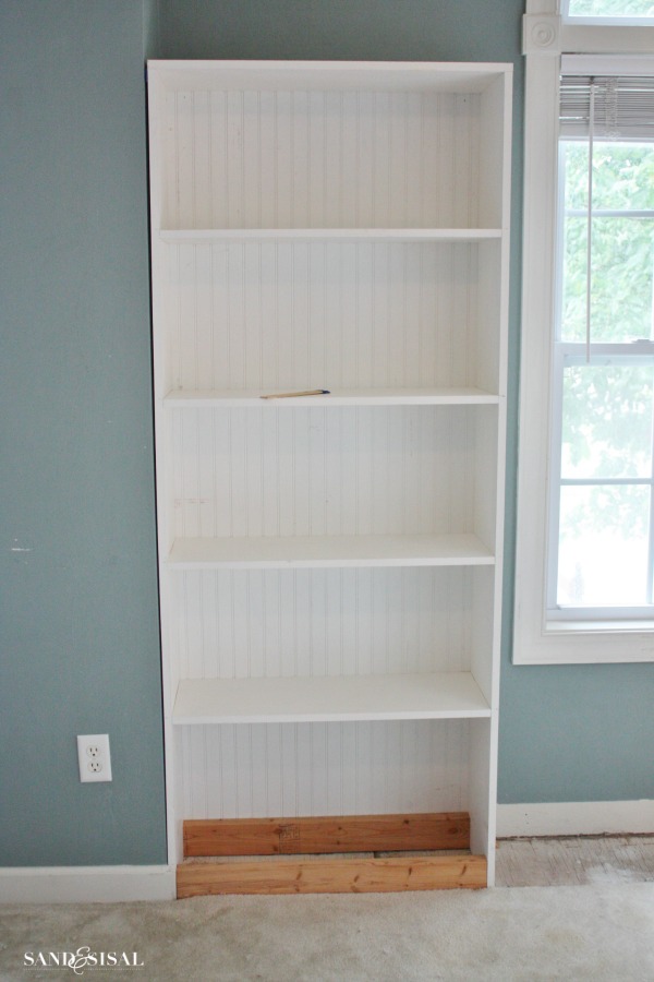 Diy Built In Bookshelves Window Seat Sand And Sisal