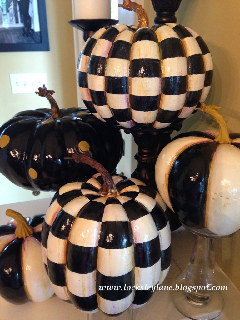 Mackenzie Childs Style Pumpkins