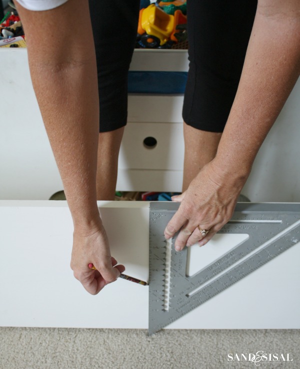 Mark shelf placement