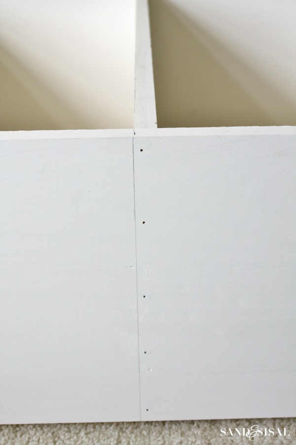 Nailing in shelves