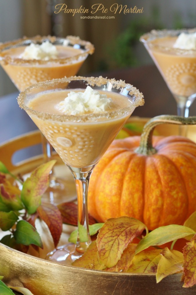 Pumpkin Pie Martini - A holiday cocktail with the flavors of silky smooth pumpkin pie, rich, fluffy whipped cream all in a gorgeous, spicy, brown sugar rimmed glass. Recipe on c4a.bc9.myftpupload.com