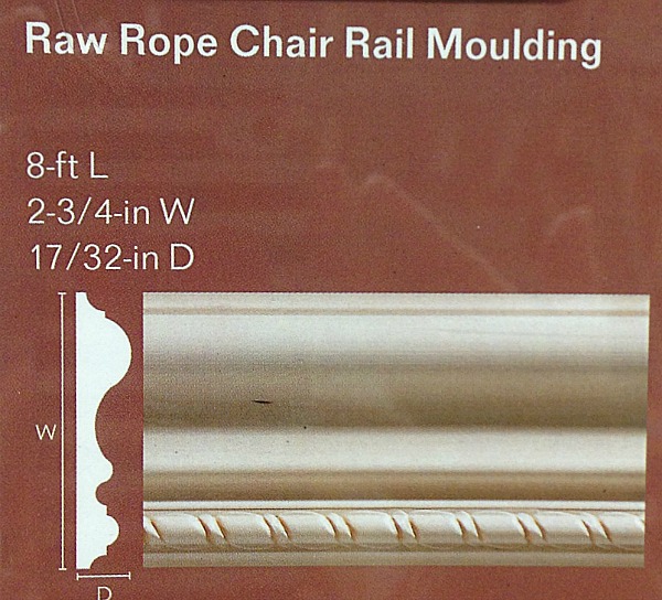 Rope Chair Rail Moulding
