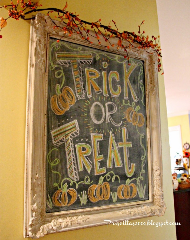 Trick or Treat Chalkboard