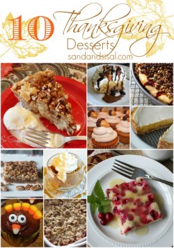 Thanksgiving Desserts - Sand and Sisal