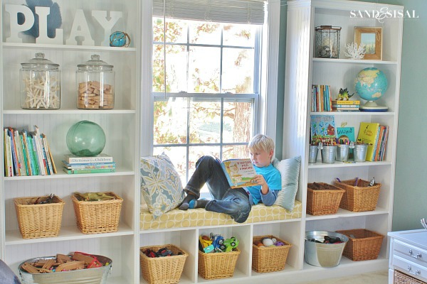 playroom storage baskets