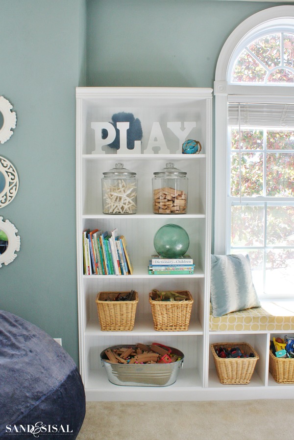 diy playroom storage