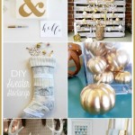 Silver and Gold Holiday Crafts + DIY